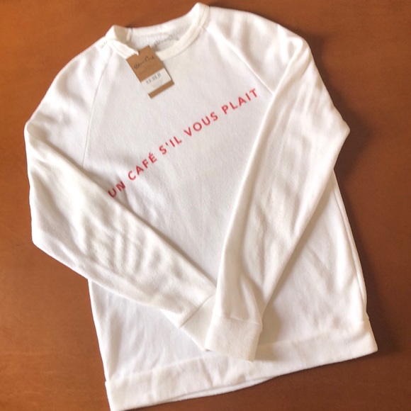 PalmerCash "un café s'il vous plaît" Sweatshirt - Picture 3 of 7